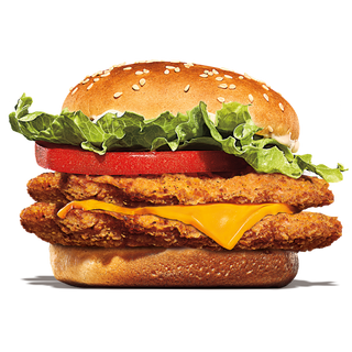 Doble chicken burger menú