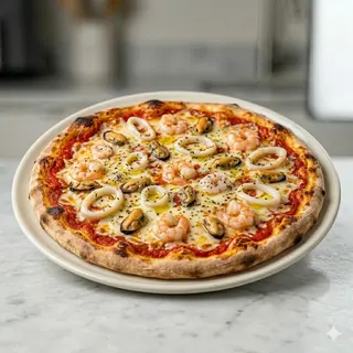 Pizza De Mariscos