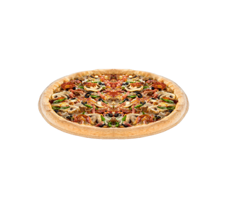 Пицца «Ветчина и грибы» (30 см.) на тонком тесте