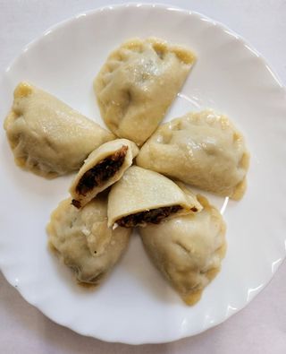 Pierogi z kurkami porcja 6szt