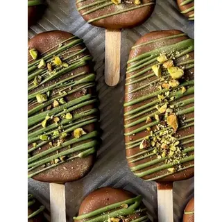 Dubai Chocolate Konafa Pistachio Ice Cream