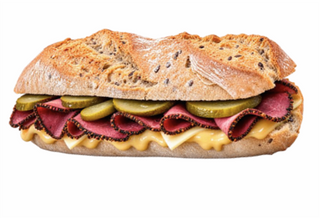 Bagietka z Pastrami