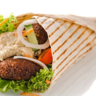 Durum falafel humus