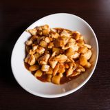 29) Pollo alle mandorle e bambù