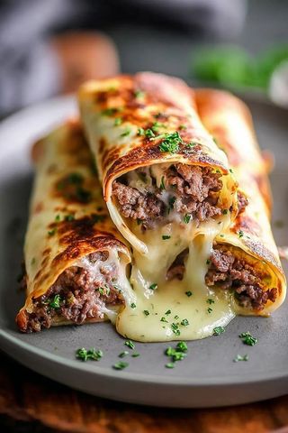 Crêpe salée Viande Hachée