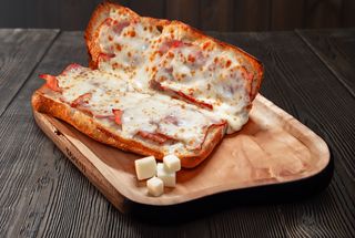 Ciabatta bread cu bacon