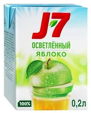 Բնական հյութ J7 խնձոր 200մլ