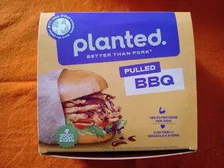Maiale Di Preparazione Alimentare Vegana Marinata A Base Proteine Vegetali