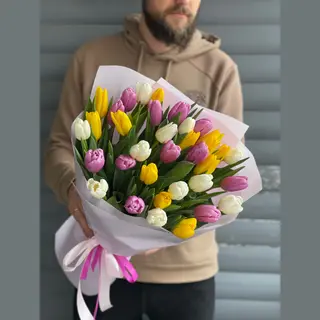 35 тюльпанів мікс