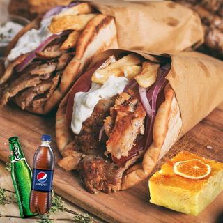 Gyros  PITTA, Bautura, Desert