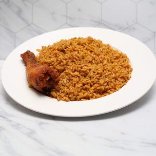 Extra Large Value Munch - Jollof Rice & Fried Rice & Chicken