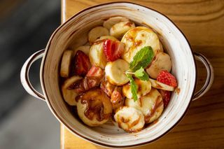 Мини-сырники с бананом