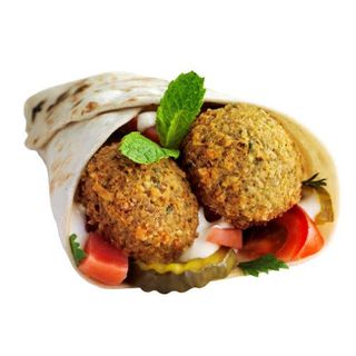 Menú kebab de falafel