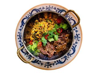 Delikatna wołowina z kitchari