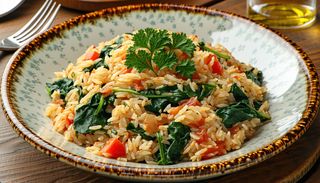 Ориз със спанак