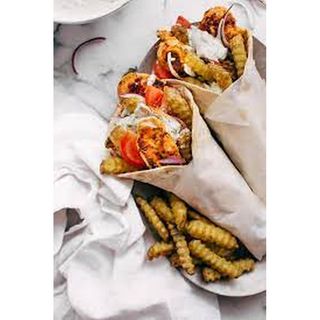 Gluten Free Gyros+Fries+Soda