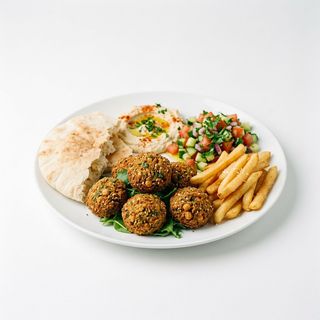 Plato Combinado Falafel O Vegetal