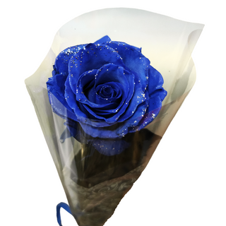NOVEDAD: Rosa Azul  con Brillo