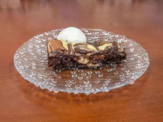 Brownie Con Helado De Vainilla