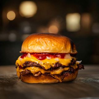 Original Cheese double burger