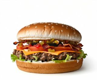 Cheese burger e bacon