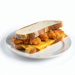 66. Bocadillo De Pollo Con Queso