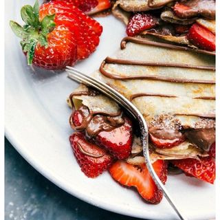 Crêpes alla Nutella e fragole 