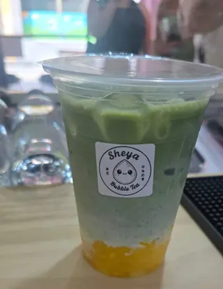 Té con matcha y mango (M)