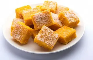 Coconut barfi