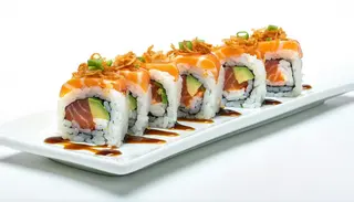 Onion salmon roll