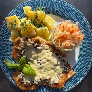 Kotlet schabowy po królewsku