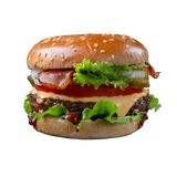 Hamburguesa De Pollo Con Queso Y Huevo