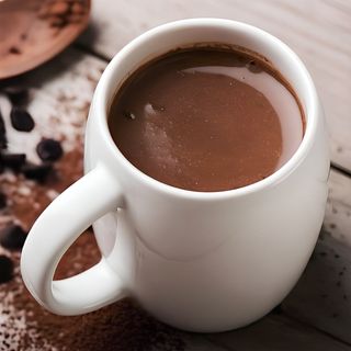 chocolat fondu avec creme chantilly