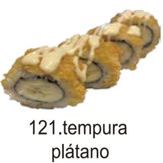 121. Tempura Plátano(8 Pza.)