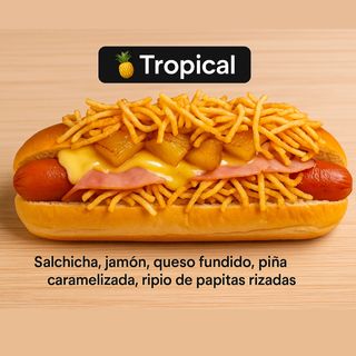Hot dog tropical