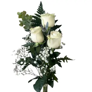 Ramo De 3 Rosas Blancas