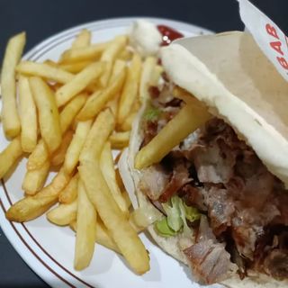Panino kebap menù