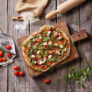 Pinsa de Rúcula & Tomate Cherry