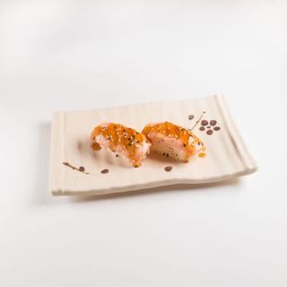 Nigiri de Aburi Salmón ( 2 uds )