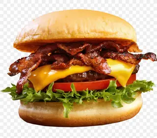 Hamburguesa Completa Con Bacon