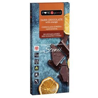 Czekolada gorzka z migdałami bez dodatku cukru 75 g Pure&Good