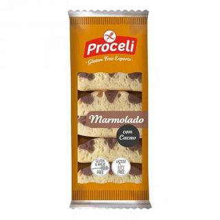 Bizcohos Marmolados Con Cacao Proceli sin Gluten sin Lactosa 180 Gr.