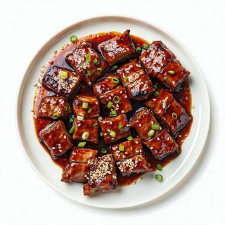 Costine di maiale in agrodolce con sesamo