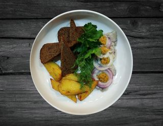 Оселедець з картоплею