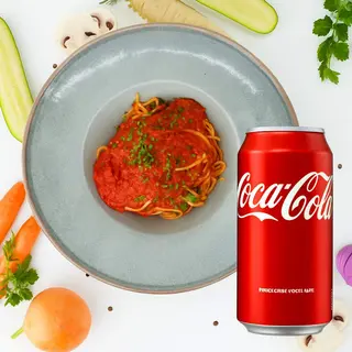 Bolognese + Coca-cola 0,33L