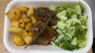 Телешко печено с билки на пещ (400г)