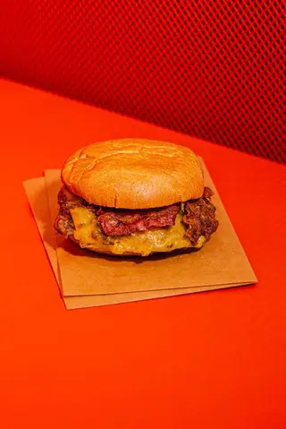 Bacon CSB-smash burger