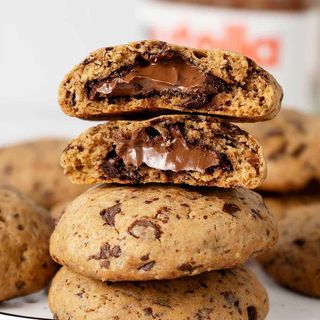 cookies rellenas de Nutella