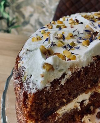 Tarta de aguacate y calabacín