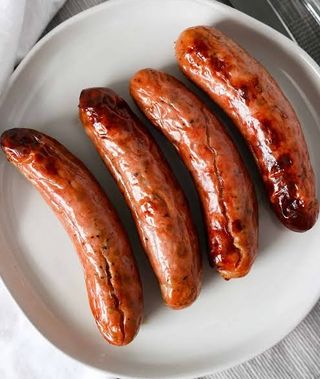 2 pairs of premium smoked chicken sausages 